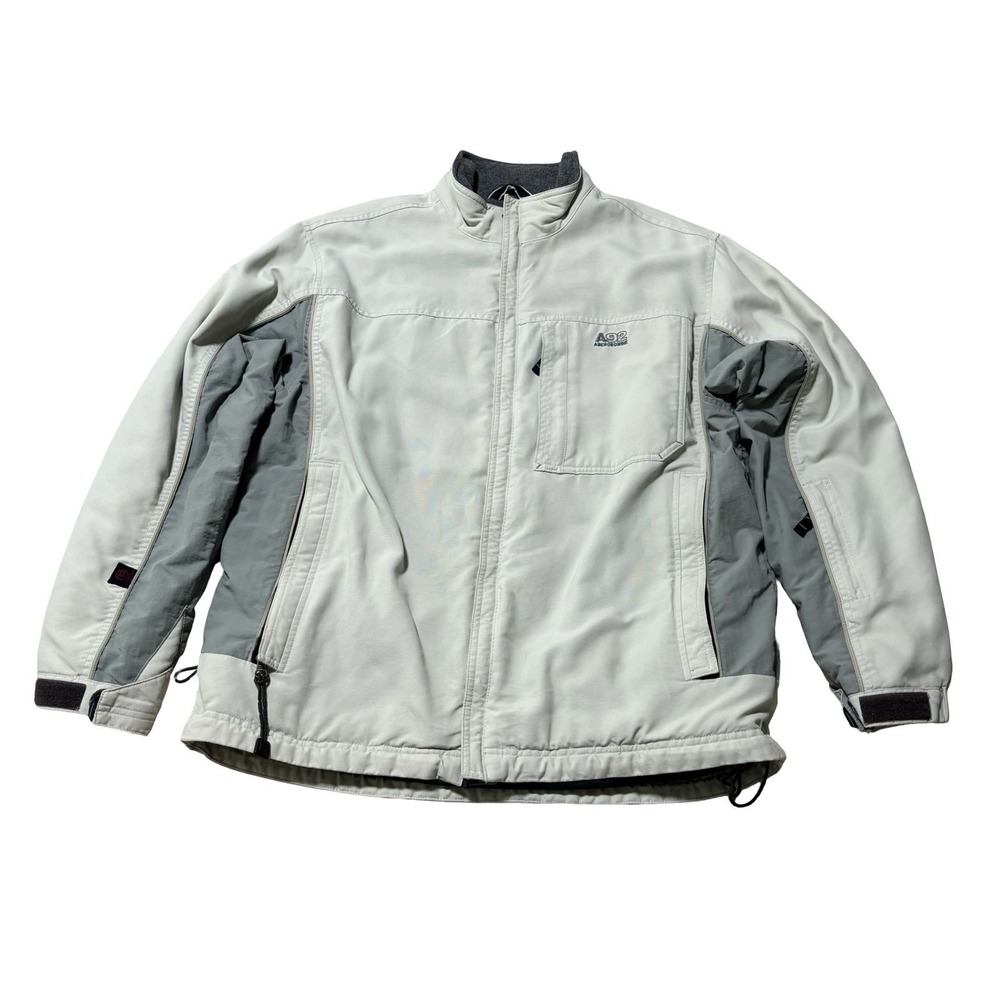 Vintage Y2K‎ Abercrombie & Fitch Men's A92 Zip Up Fleece Lined Jacket Sz M 25x30